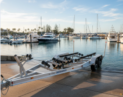 Aluminium boat trailer